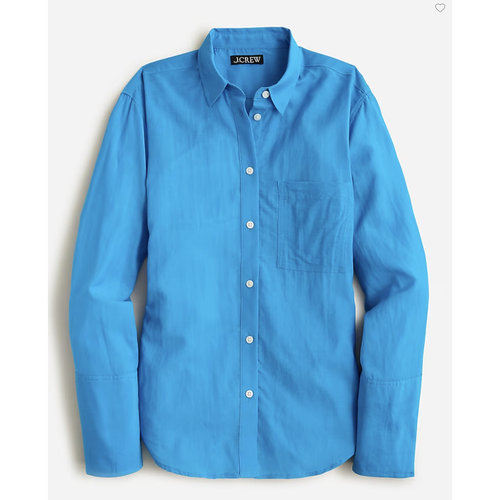 EUC J. Crew Garcon shirt in cotton voile